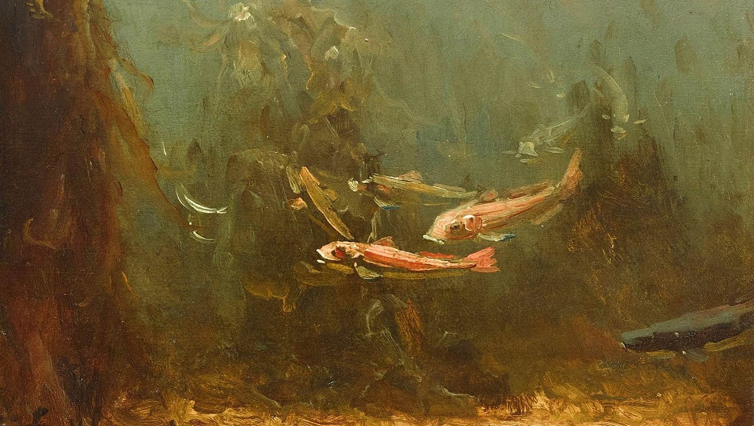 Willem Gerrit Dijsselhof, Fische im Wasser, o. J., Museum Wiesbaden
