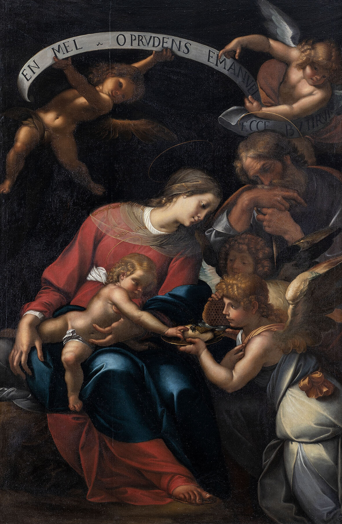 Morazzone, Die Honigmadonna, um 1622, Turin, Musei Reali — Galleria Sabauda © Su concessione del MiC-Musei Reali