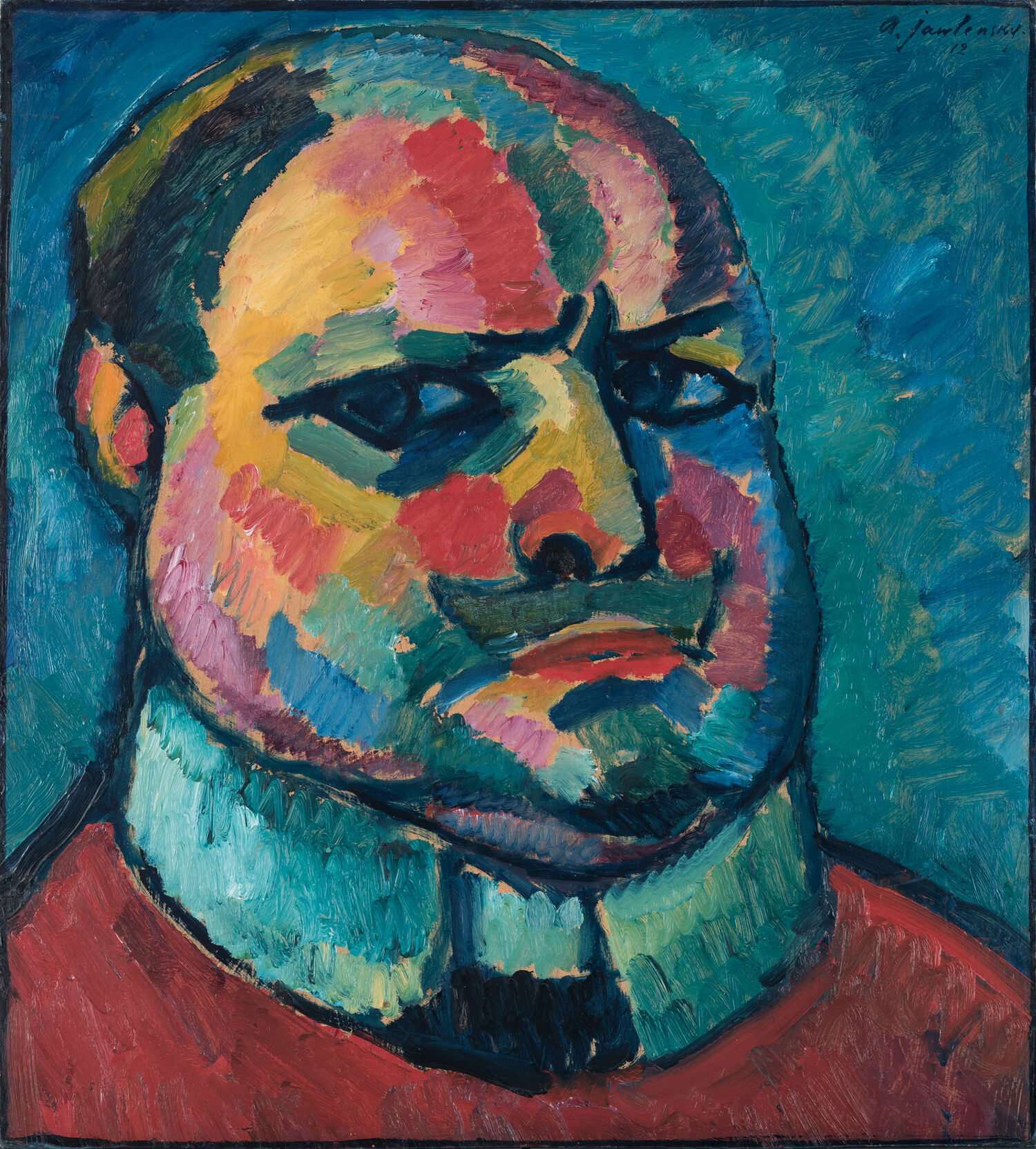 Alexej von Jawlensky, Selbstporträt, 1912. Foto: Museum Wiesbaden / Bernd Fickert