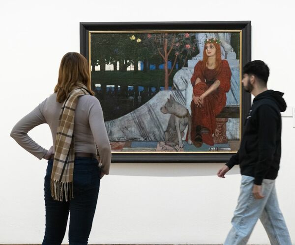 Bild zu Oskar Zwintscher  Weltflucht und Moderne