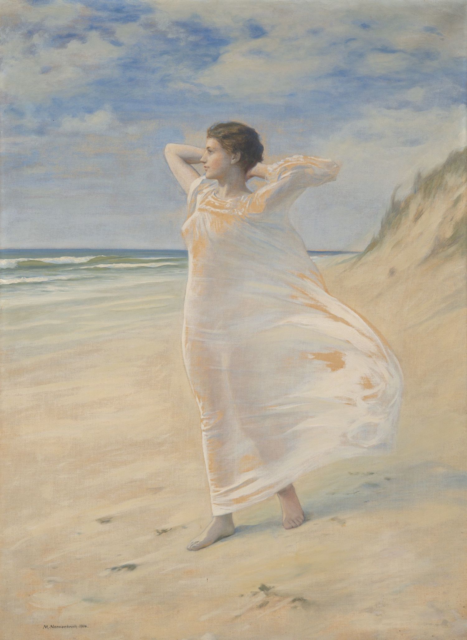 Max Nonnenbruch, The Wind Bride, 1904, Oil on canvas, Familie Eisenreich, Photo: Haydar Koyupinar.