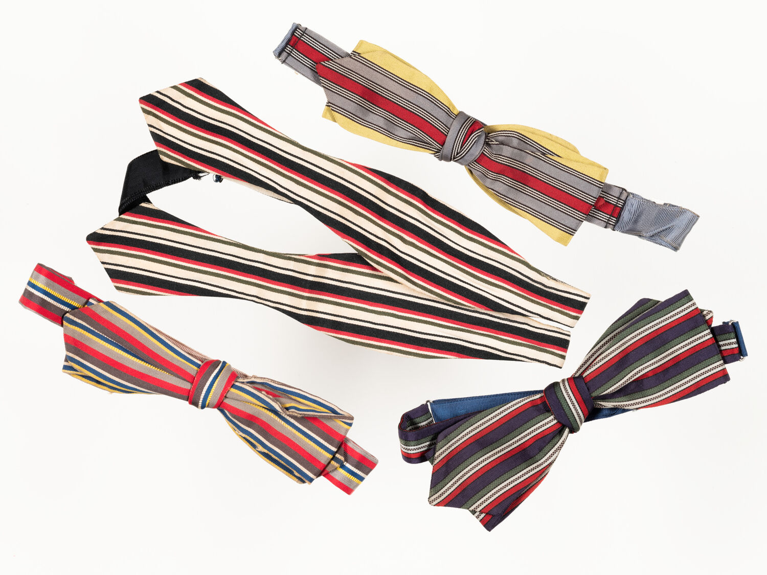 The artist's colourful bow ties, photo: Museum Wiesbaden / Dirk Uebele