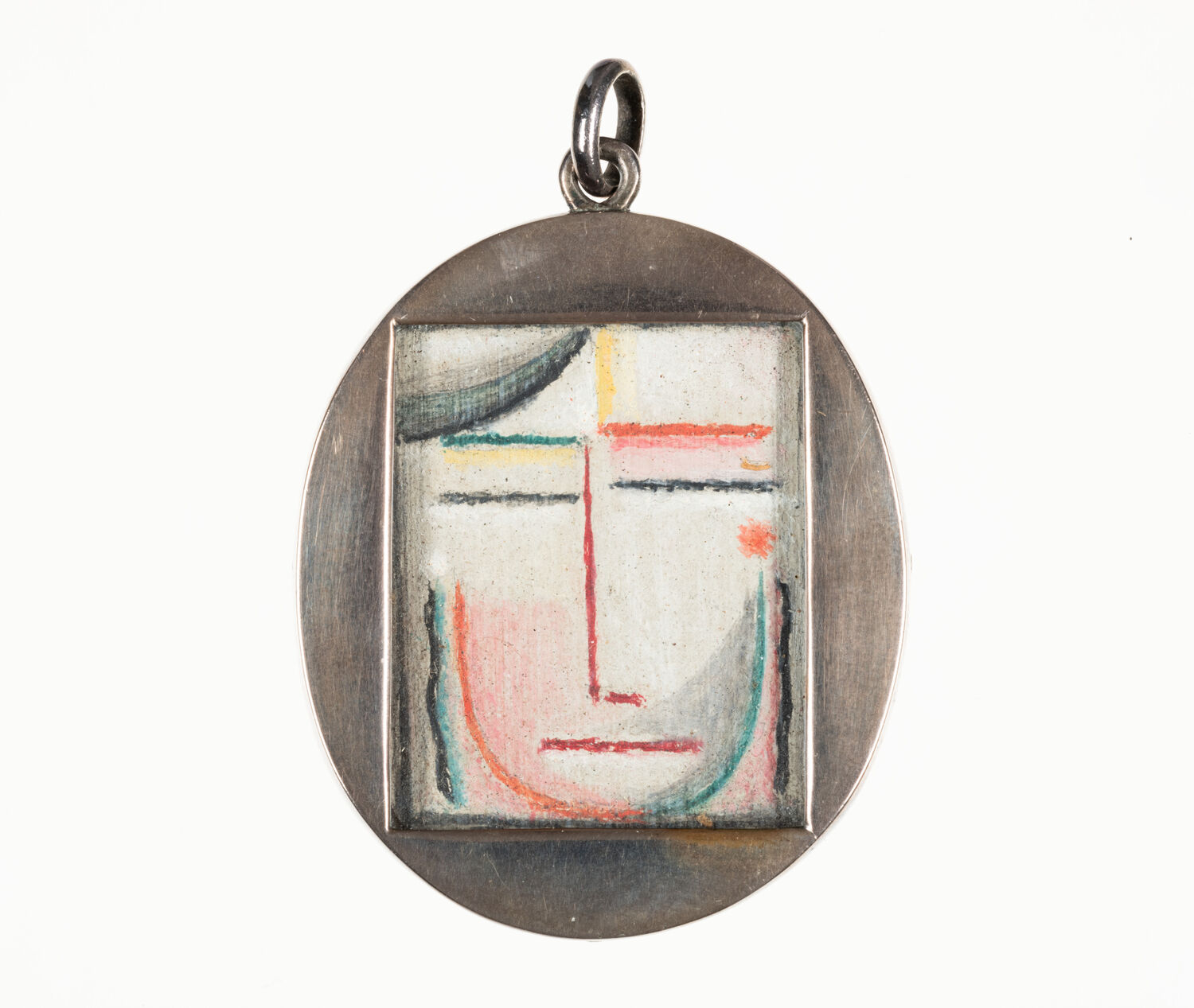 Medallion &ldquo;Abstract Head &ndash; Tenderness,&rdquo; 1927, photo: Museum Wiesbaden / Dirk Uebele