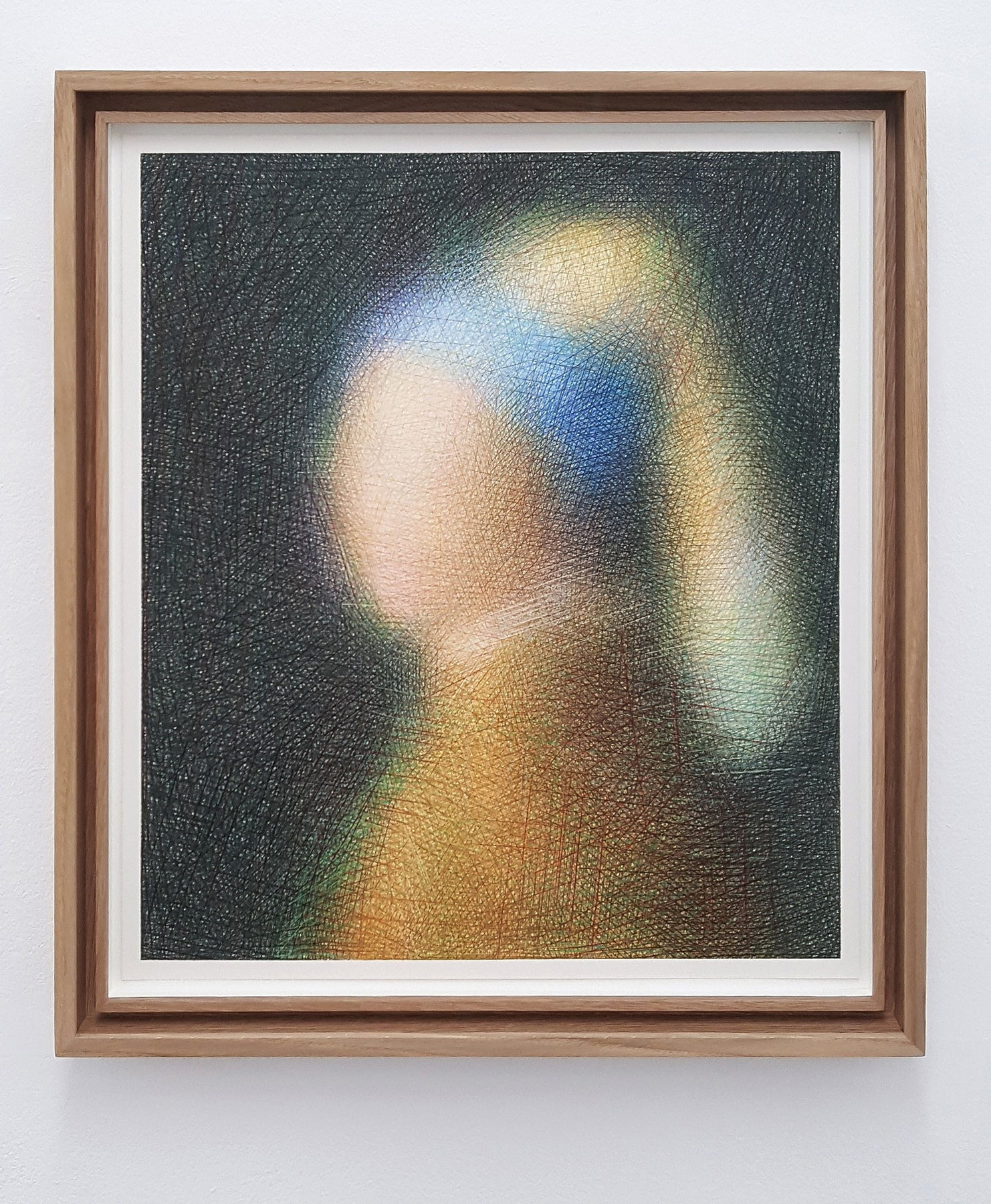 Slawomir Elsner, Das Mädchen mit dem Perlenohrring (Mädchen mit Turban) (nach Jan Vermeer van Delft, Mauritshuis, Den Haag), 2018, Sammlung Dr. Claar. Foto: Sebastian Schobbert