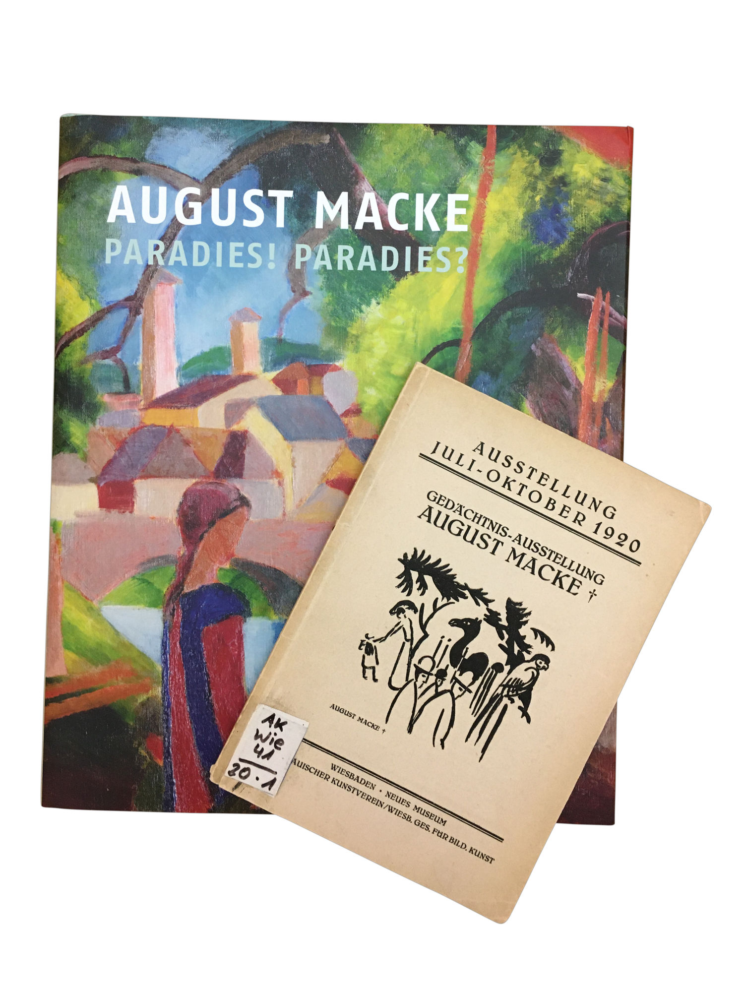Catalogue for the August Macke Memorial Exhibition at the Neues Museum Wiesbaden, 1920. Photo: Museum Wiesbaden