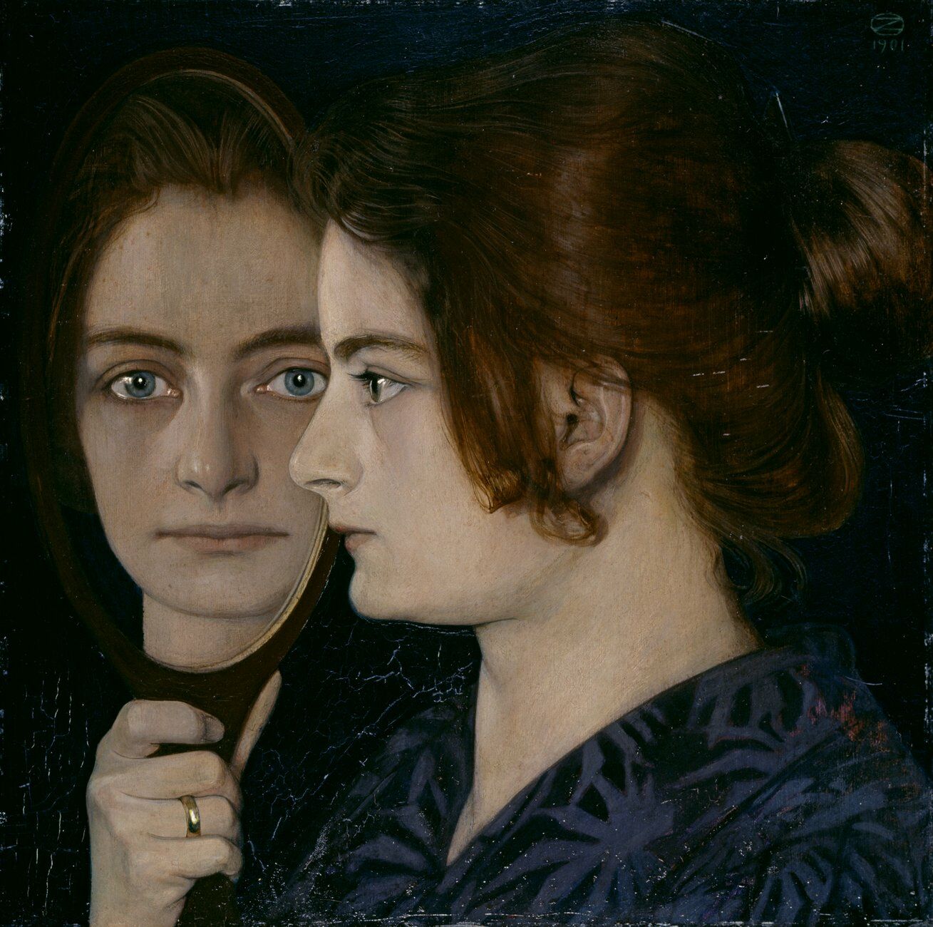 Oskar Zwintscher, Portrait of the Artist's Wife, 1901, Städtische Galerie im Lenbachhaus and Kunstbau Munich, acquired with the support of the Ernst von Siemens Kunststiftung