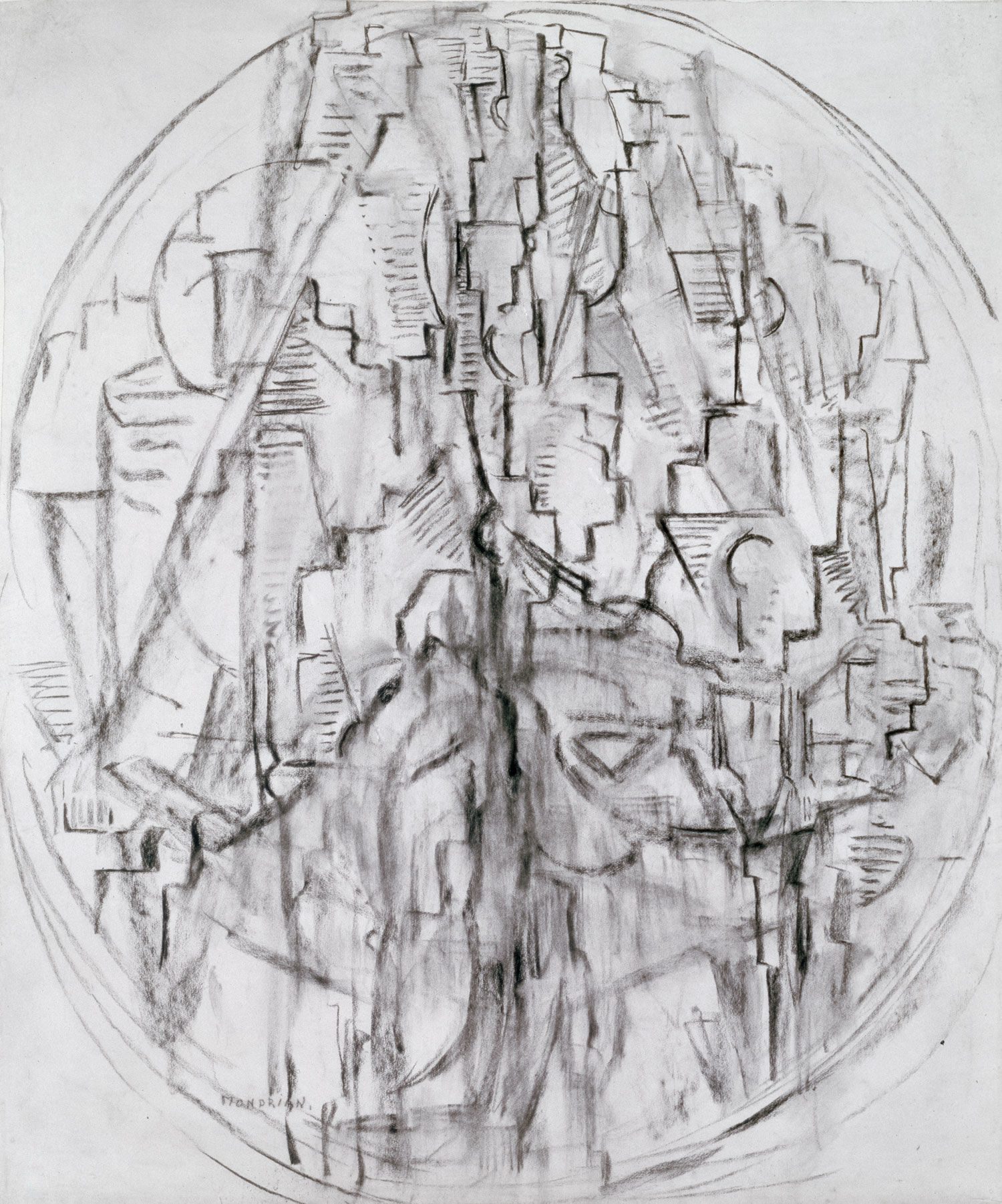 Oval Composition (Study for a Painting No. 3), 1913