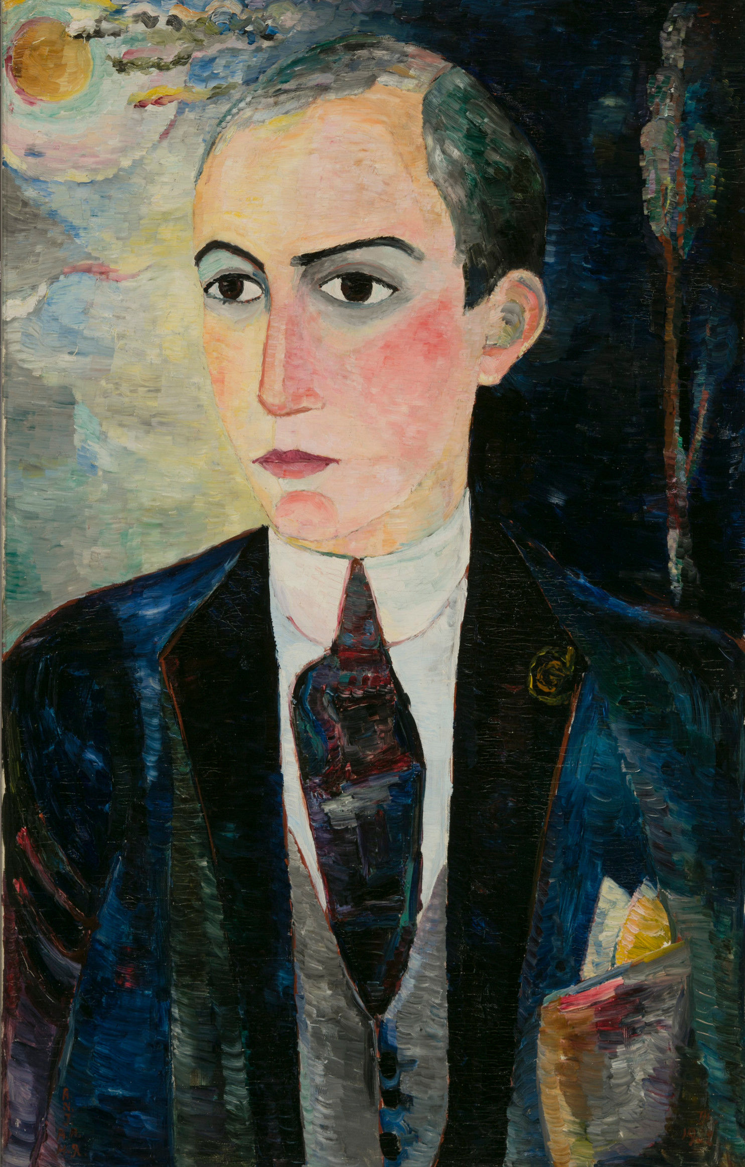 Andreas Jawlensky, Portrait of Hans Baur, 1922, Museum Wiesbaden, Donation Angelica Jawlensky Bianconi.