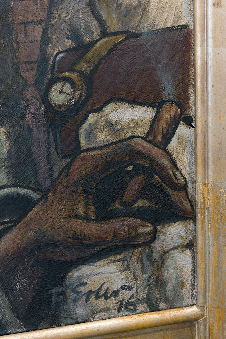 Fritz Erler, Im Kampf (Detail), 1916, Museum Wiesbaden